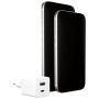 PanzerGlass empower Turbo GaN rýchlonabíjací adaptér s portami USB-C / USB-A - 35W - biely
