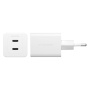 PanzerGlass empower Turbo GaN rýchlonabíjací adaptér s portami 2x USB-C - 45W - biely