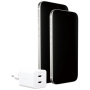 PanzerGlass empower Turbo GaN rýchlonabíjací adaptér s portami 2x USB-C - 45W - biely
