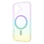 FIXED MagRainbow transparentný kryt s MagSafe pre iPhone 17 - dúhový