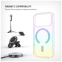 FIXED MagRainbow transparentný kryt s MagSafe pre iPhone 17 Pro - dúhový