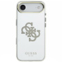 Guess Mirror 4G Glitter Logo zrkadlový kryt s MagSafe pre iPhone Air - zlatý