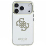 Guess Mirror 4G Glitter Logo zrkadlový kryt s MagSafe pre iPhone 17 Pro - zlatý