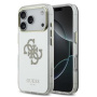 Guess Mirror 4G Glitter Logo zrkadlový kryt s MagSafe pre iPhone 17 Pro - zlatý