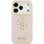 Guess Grained 4G Logo kryt s výklopným stojanom pre iPhone 17 Pro Max - ružový