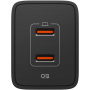 Spigen Essential nabíjací adaptér s portami 2x USB-C - 47W - čierny