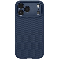 Spigen Liquid Air kryt pre iPhone 17 Pro - tmavomodrý