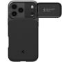 Spigen Optik Armor odolný kryt s krytkou kamery a MagSafe pre iPhone 17 Pro - čierny
