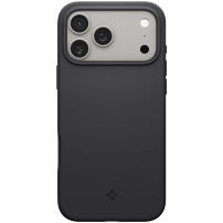 Spigen Silicone Fit silikónový kryt s MagSafe pre iPhone 17 Pro Max - čierny