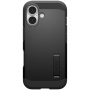 Spigen Tough Armor T odolný kryt so stojanom a MagSafe pre iPhone 17 - čierny