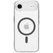 Spigen Ultra Hybrid transparentný kryt so sivým MagSafe pre iPhone Air - číry