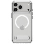 Spigen Ultra Hybrid S transparentný kryt so stojanom a MagSafe pre iPhone 17 Pro Max - číry