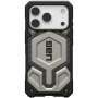 UAG Monarch Pro Titanium extrémne odolný kryt s MagSafe pre iPhone 17 Pro - sivý