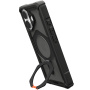 UAG Plasma XTE extrémne odolný kryt s MagSafe a výklopným stojanom pre iPhone 17 – čierny
