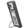 UAG Plasma XTE extrémne odolný kryt s MagSafe a výklopným stojanom pre iPhone 17 Pro Max - dymový