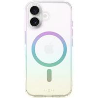 FIXED MagRainbow transparentný kryt s MagSafe pre iPhone 16 - dúhový