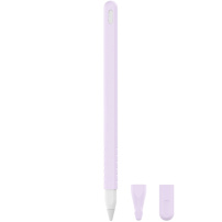 3v1 silikónový obal pre Apple Pencil 2. generácie / Pro - fialový