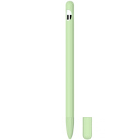 3v1 silikónový obal s dvoma krytmi hrotu pre Apple Pencil 1. generácie - zelený