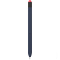 AhaStyle silikónový obal v štýle ceruzky s gumou pre Apple Pencil 1. generácie - tmavomodrý
