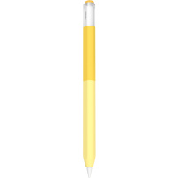 Dvojfarebný silikónový obal pre Apple Pencil (USB-C) - žltý