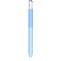 Dvojfarebný silikónový obal pre Apple Pencil (USB-C) - modrý