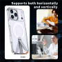 Kryt s výklopným stojánkom a MagSafe pre iPhone 17 Pro Max - číry