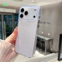 Lesklý priehľadný obal pre iPhone 17 Pro Max - číry