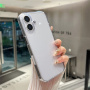 Lesklý priehľadný obal pre iPhone 17 - číry