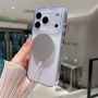 Matný priehľadný kryt s MagSafe pre iPhone 17 Pro - číry