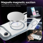 Transparentný kryt s farebným rámčekom a MagSafe pre iPhone Air - šedý