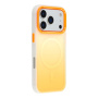 Ochranný kryt s farebným prechodom a MagSafe pre iPhone 17 Pro Max - oranžový
