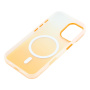 Ochranný kryt s farebným prechodom a MagSafe pre iPhone 17 - oranžový