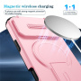 Kryt s posuvným krytom kamery, výklopným stojanom a MagSafe pre iPhone 17 Pro / 18 Pro - ružový
