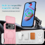 Kryt s posuvnou krytkou kamery, výklopným stojánkom a MagSafe pre iPhone 17 Pro Max - ružový
