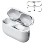 Ochranná nálepka proti prachu do nabíjacieho puzdra pre AirPods Pro 3 - strieborná