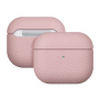 Kožený ochranný obal pre AirPods Pro 3 - ružový