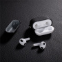 Ochranný kožený obal pre AirPods Pro 3 - olivový