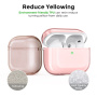 AhaStyle transparentný obal s karabínou pre AirPods Pro 3 - ružový