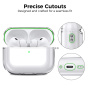 AhaStyle transparentný obal s karabínou pre AirPods Pro 3 - číry