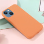 Silikónový kryt s MagSafe pre iPhone 14 - oranžový