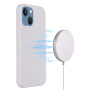 Silikónový kryt s MagSafe pre iPhone 14 Plus - biely