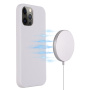Silikónový kryt s MagSafe pre iPhone 14 Pro Max - biely