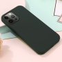 Silikónový kryt s MagSafe pre iPhone 14 Pro Max - tmavozelený