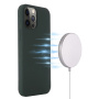 Silikónový kryt s MagSafe pre iPhone 14 Pro Max - tmavozelený