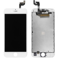Premium LCD displej s&nbsp;dotykovým sklom a&nbsp;rámčekom pre Apple iPhone 6S – biely