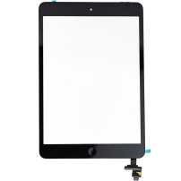 Predné dotykové sklo (touch screen) s&nbsp;IC konektorom pre Apple iPad mini 2 – čierne