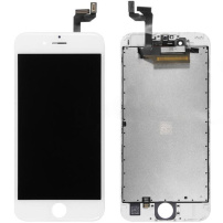 Refurbished Original náhradný LCD displej s&nbsp;dotykovým sklom a&nbsp;rámčekom pre Apple iPhone 6S - biely