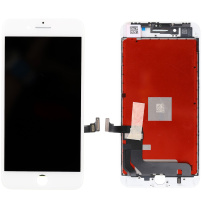 Refurbished Original náhradný LCD displej s dotykovým sklom a rámčekom pre Apple iPhone 8 Plus - biely