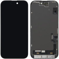 Refurbished Original OLED displej s dotykovým sklom a rámčekom pre Apple iPhone 15