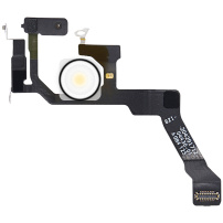 Flex kábel s bleskom a mikrofónom pre iPhone 14 Pro - čierny